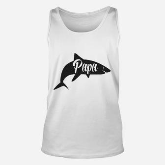 Papa Shark Funny Viral Song Do Do Do Unisex Tank Top - Seseable
