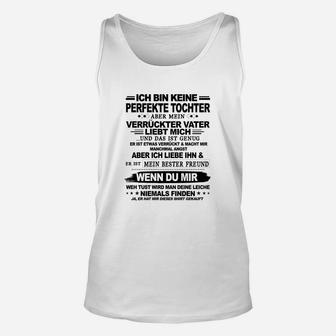 Personalisiertes Vater-Tochter Unisex TankTop, Spruch Design für Geburtstage - Seseable