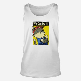 Premium Cat Lady We Can Do It She Persisted Cat Lover Unisex Tank Top - Seseable
