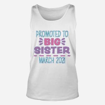 Promoted To Big Sister March 2021 Unisex Tank Top - Seseable