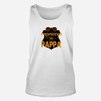 Promoted To Pappa Fathers Day Gift Men New Grandpa Premium Unisex Tank Top - Seseable