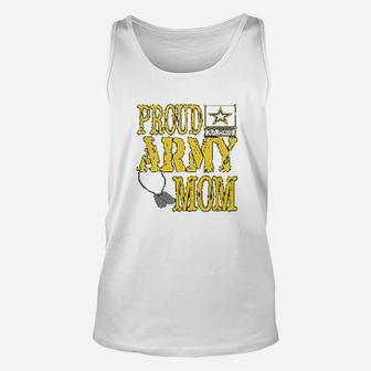 Proud Army Mom Military Pride Gift Idea For Mom Unisex Tank Top - Seseable