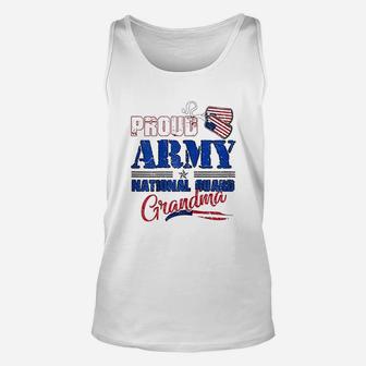 Proud Army National Guard Grandma Us American Flag Unisex Tank Top - Seseable