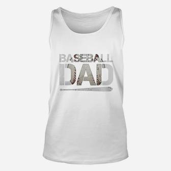 Proud Baseball Dad Shirt - Best Gift Baseball Dad Tees Unisex Tank Top - Seseable
