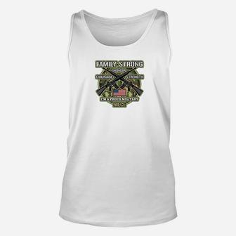 Proud Military Niece Family Strong Unisex Tank Top - Seseable