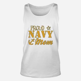 Proud Navy Mom In Navy Mothers Day Gift For Mom Unisex Tank Top - Seseable