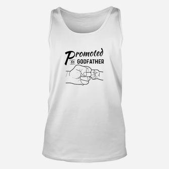 Proud New Uncle Promoted To Godfather Unisex Tank Top - Seseable
