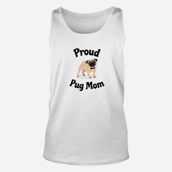 Proud Pug Mom Unisex Tank Top - Seseable