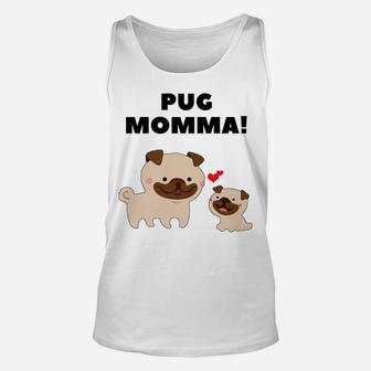 Pug Mommas Unisex Tank Top - Seseable