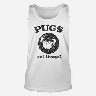 Pugs Face Funny Dogs Unisex Tank Top - Seseable
