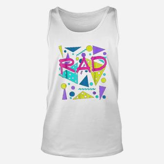 Rad 1980s Vintage Eighties Costume Party Unisex Tank Top - Seseable
