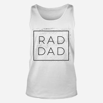 Rad Dad Boxed Fathers Day Present Unisex Tank Top - Seseable