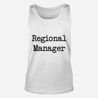Regional Manager And Assistant To The Regional Manager Unisex Tank Top - Seseable