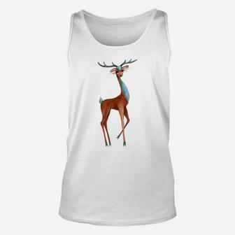 Reindeer Mama Christmas Family Matching Costume Gift Unisex Tank Top - Seseable