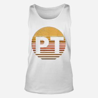 Retro Physical Therapy Pt Therapist Gift Ideas Unisex Tank Top - Seseable