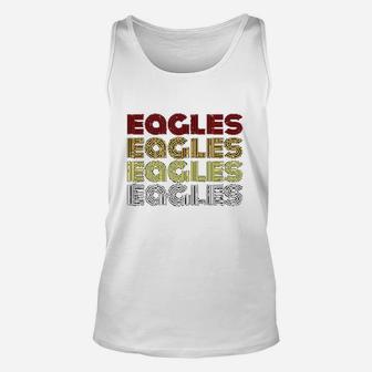 Retro Style Eagles Vintage Colors Unisex Tank Top - Seseable