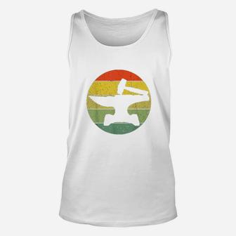 Retro Vintage Hammer And Anvil Unisex Tank Top - Seseable