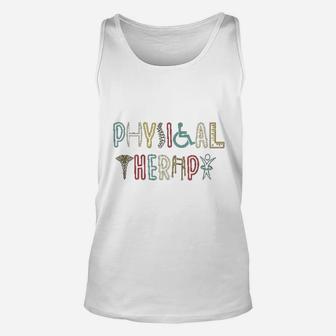 Retro Vintage Physical Therapy Unisex Tank Top - Seseable