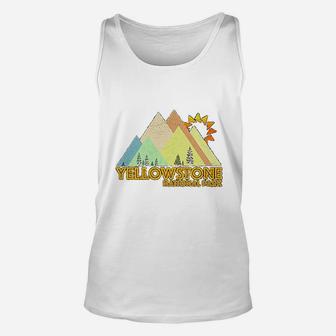 Retro Vintage Yellowstone National Park Unisex Tank Top | Seseable CA