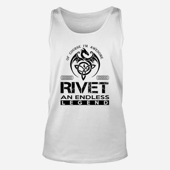 Rivet Shirts - Awesome Rivet An Endless Legend Name Shirts Unisex Tank Top - Seseable