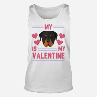 Rottweiler Valentine Boys Kids Dog Puppy Lovers Gift Unisex Tank Top - Seseable
