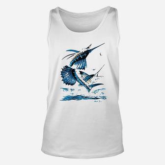 Sailfish Deep Sea Fishing Salt Water Fish Unisex Tank Top - Seseable