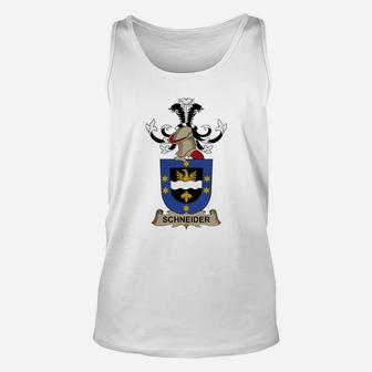 Schneider Coat Of Arms Austrian Family Crests Austrian Family Crests Unisex Tank Top - Seseable
