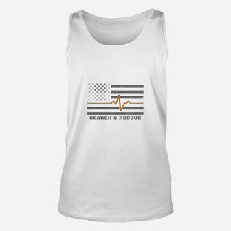 Search And Rescue Heartbeat Unisex Tank Top - Seseable