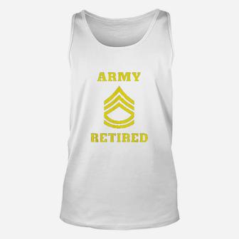 Sergeant First Class Army Retired Unisex Tank Top - Seseable