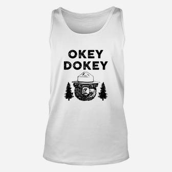 Smokey Bear Okey Dokey Unisex Tank Top - Seseable