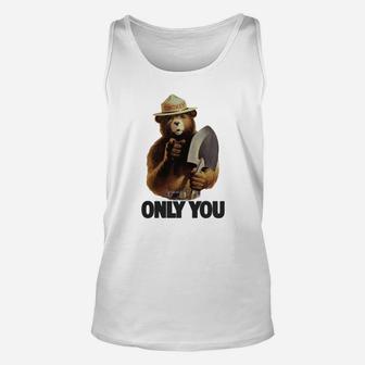 Smokey Bear Only You Kids T Shirt Unisex Tank Top - Seseable