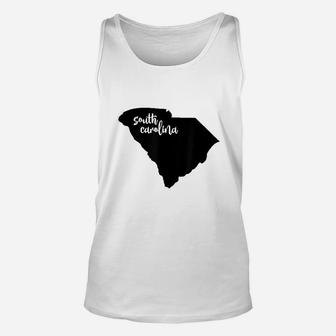 South Carolina Roots State Map Home Love Pride Gift Unisex Tank Top - Seseable