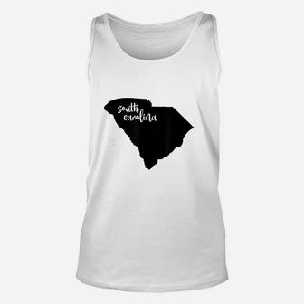 South Carolina Roots State Map Home Love Pride Unisex Tank Top - Seseable