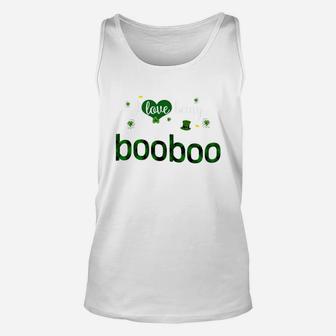 St Patricks Day Cute Shamrock I Love Being Booboo Heart Family Gifts Unisex Tank Top - Seseable