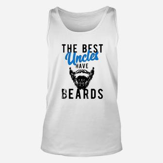 St Patricks Day The Best Uncles Have Beards Unisex Tank Top - Seseable
