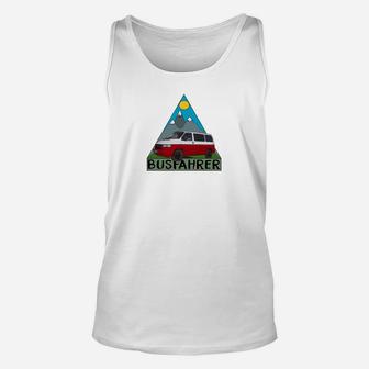 Stolzer Busfahrer Retro Unisex TankTop, Vintage Bus Motiv - Seseable