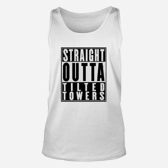 Straight Outta Tilted Towers Fan Unisex TankTop, Gaming Motiv Tee - Seseable