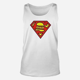 Superdad Fathers Day Funny, best christmas gifts for dad Unisex Tank Top - Seseable