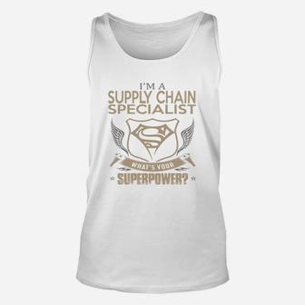 Supply Chain Specialist Unisex Tank Top | Seseable UK