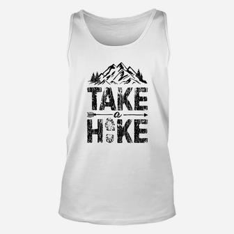 Take A Hike Outdoor Hiking Nature Hiker Vintage Gift Unisex Tank Top - Seseable