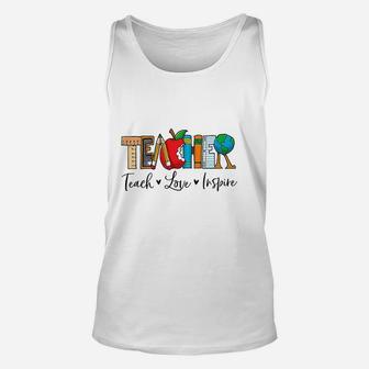 Teacher Back To School ideas Unisex Tank Top - Seseable