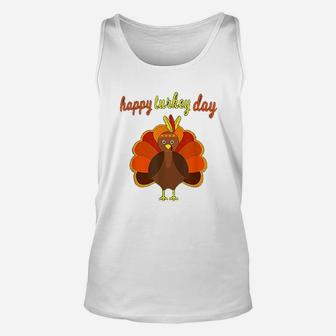 Thanksgiving Turkey Happy Thanksgiving Day Gifts Unisex Tank Top - Seseable