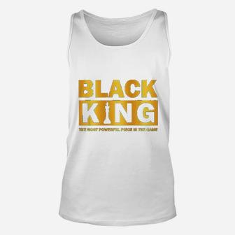 The Most Powerful Piece In The Game Black King Unisex Tank Top - Seseable