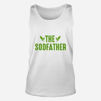 The Sodfather, dad birthday gifts Unisex Tank Top - Seseable