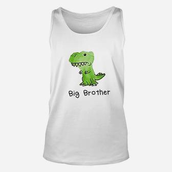 The Spunky Stork Dinosaur Big Sister Little Brother Matching Siblings Unisex Tank Top - Seseable
