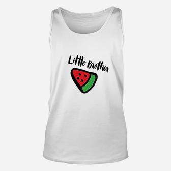 The Spunky Stork Watermelon Big Sister Little Brother Matching Siblings Unisex Tank Top - Seseable