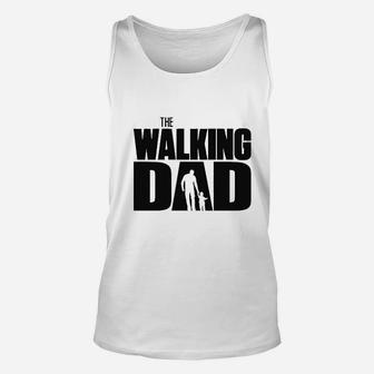 The Walking Dad Father Parent Funny Ring Spun Unisex Tank Top - Seseable