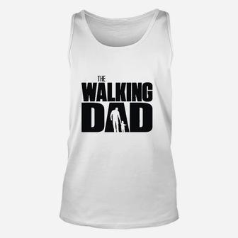 The Walking Dad Father Unisex Tank Top - Seseable
