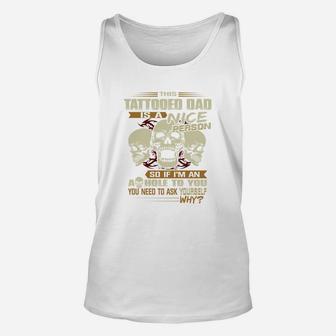This Tattooed Dad Unisex Tank Top - Seseable