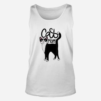 Tuxedo Cat Mom Cute Cat Unisex Tank Top - Seseable